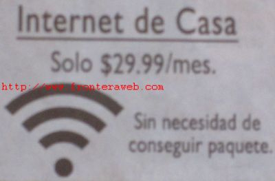 Wonder if these are good prices for Internet. $30 a month for only internet??? The company is Frontera 