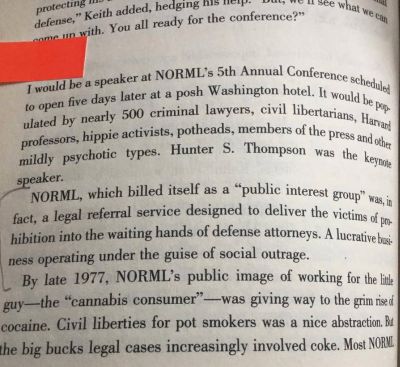 NORML is to get work for lawyers, not legalize marijuana??? ... I got an amazing response from this quote I posted the other day ... Many of you private messaged me and said I was a liar .... some offense responses ... Some times the truth hurts ....  Knowledge is power ... Note: this quote is from 1977 ... from Robert Randall America's first Marijuana Patient...  marijuana RX - The patients fight for medical pot