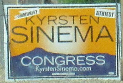 Kyrsten Sinema a Communist and atheist???